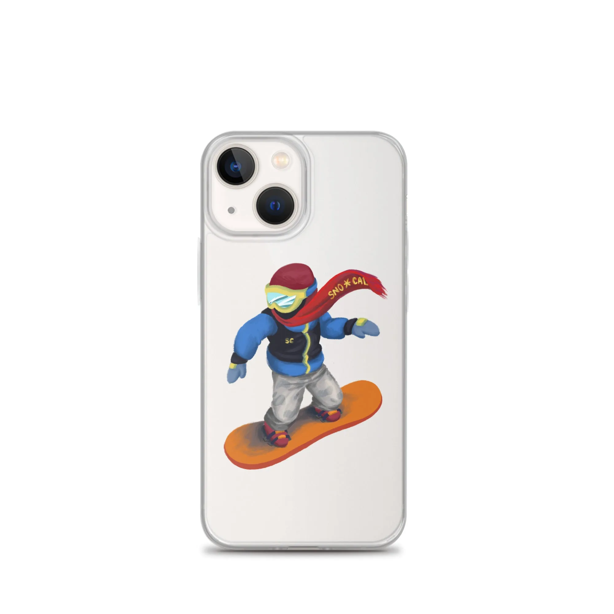 Snowboard Emoji Clear Case for iPhone®