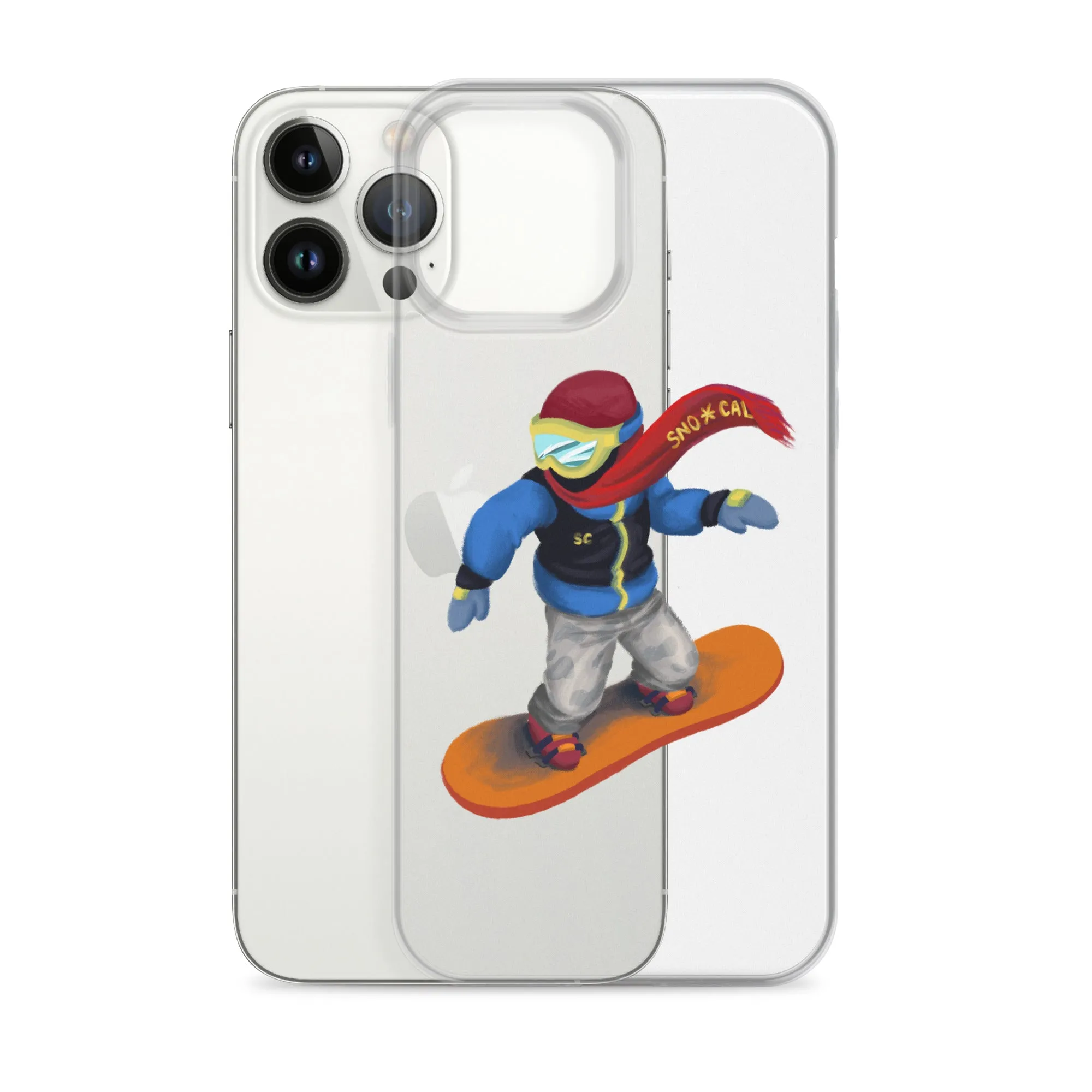 Snowboard Emoji Clear Case for iPhone®
