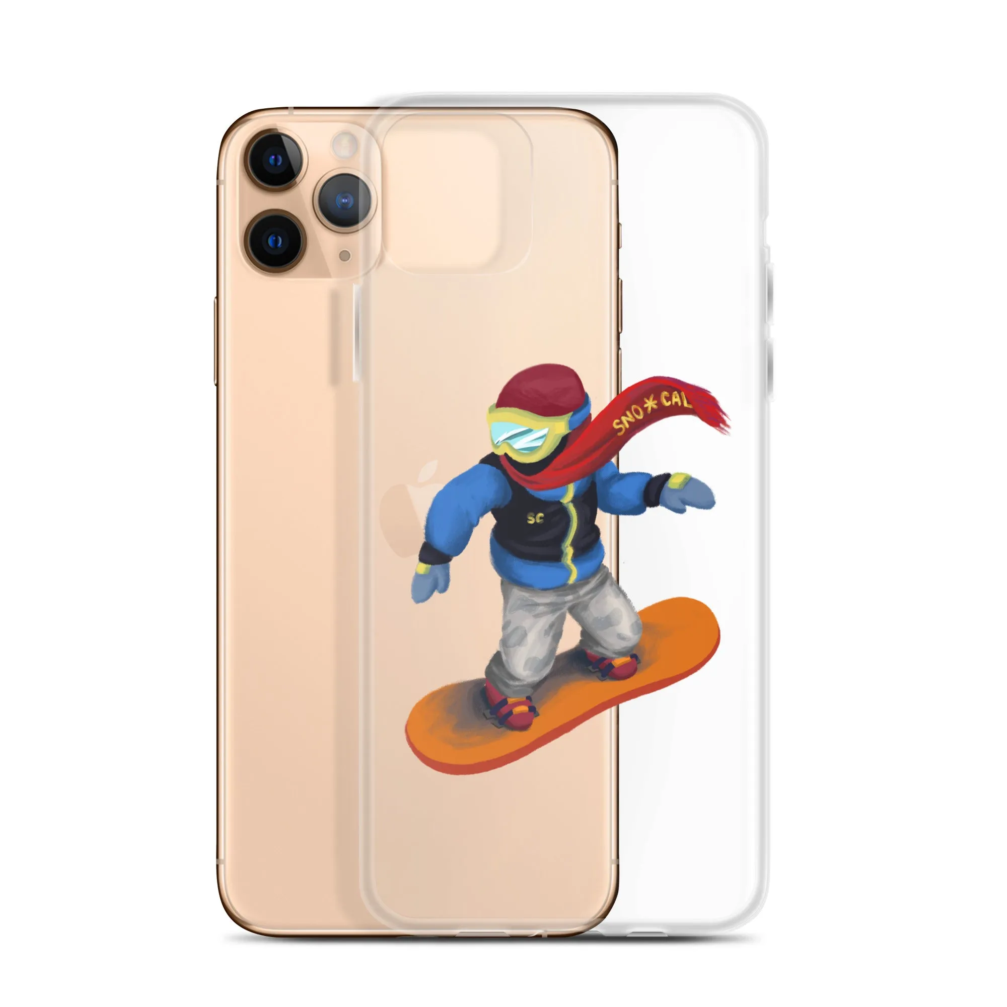 Snowboard Emoji Clear Case for iPhone®