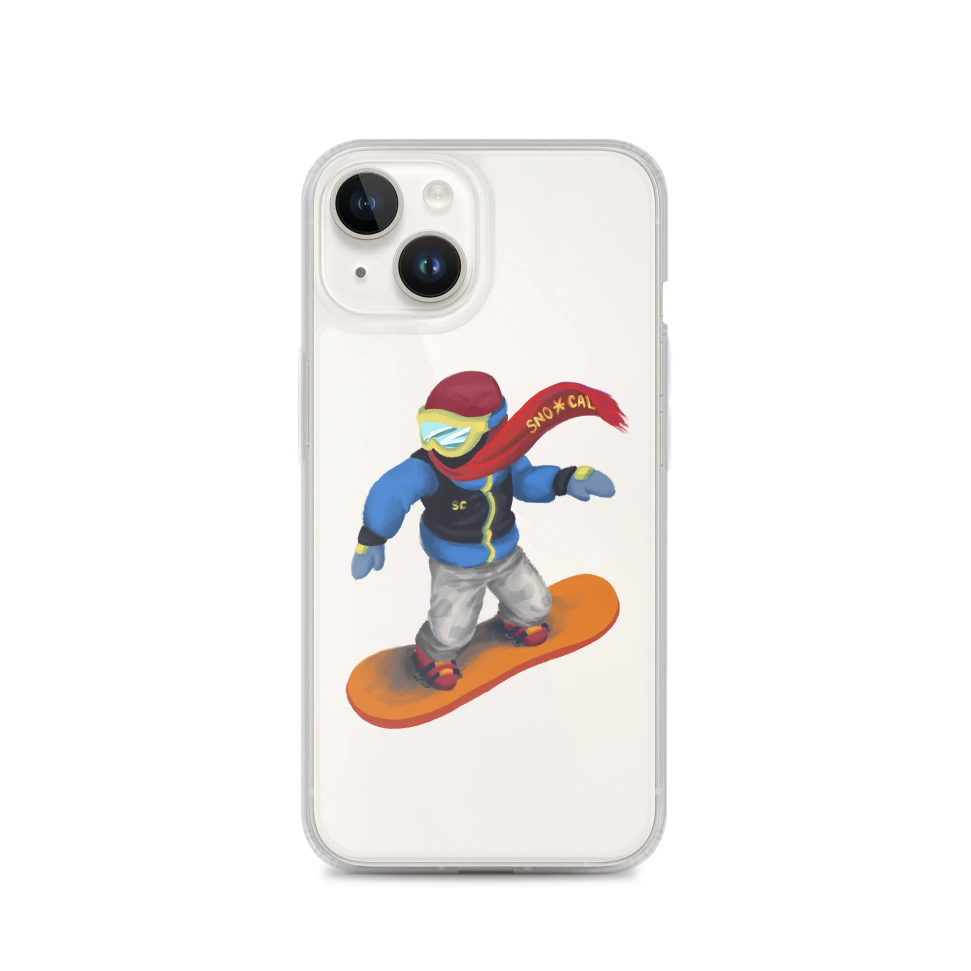 Snowboard Emoji Clear Case for iPhone®