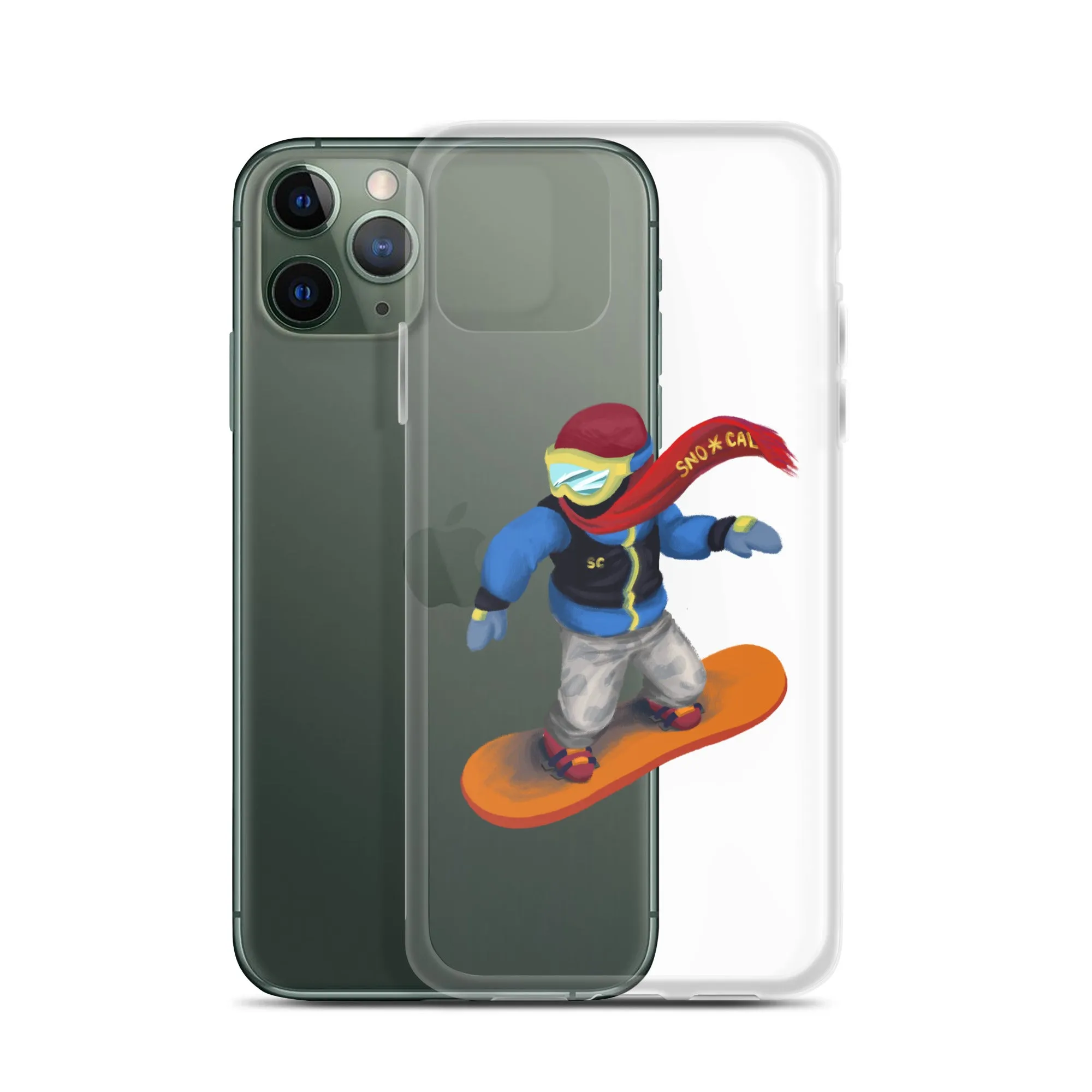 Snowboard Emoji Clear Case for iPhone®