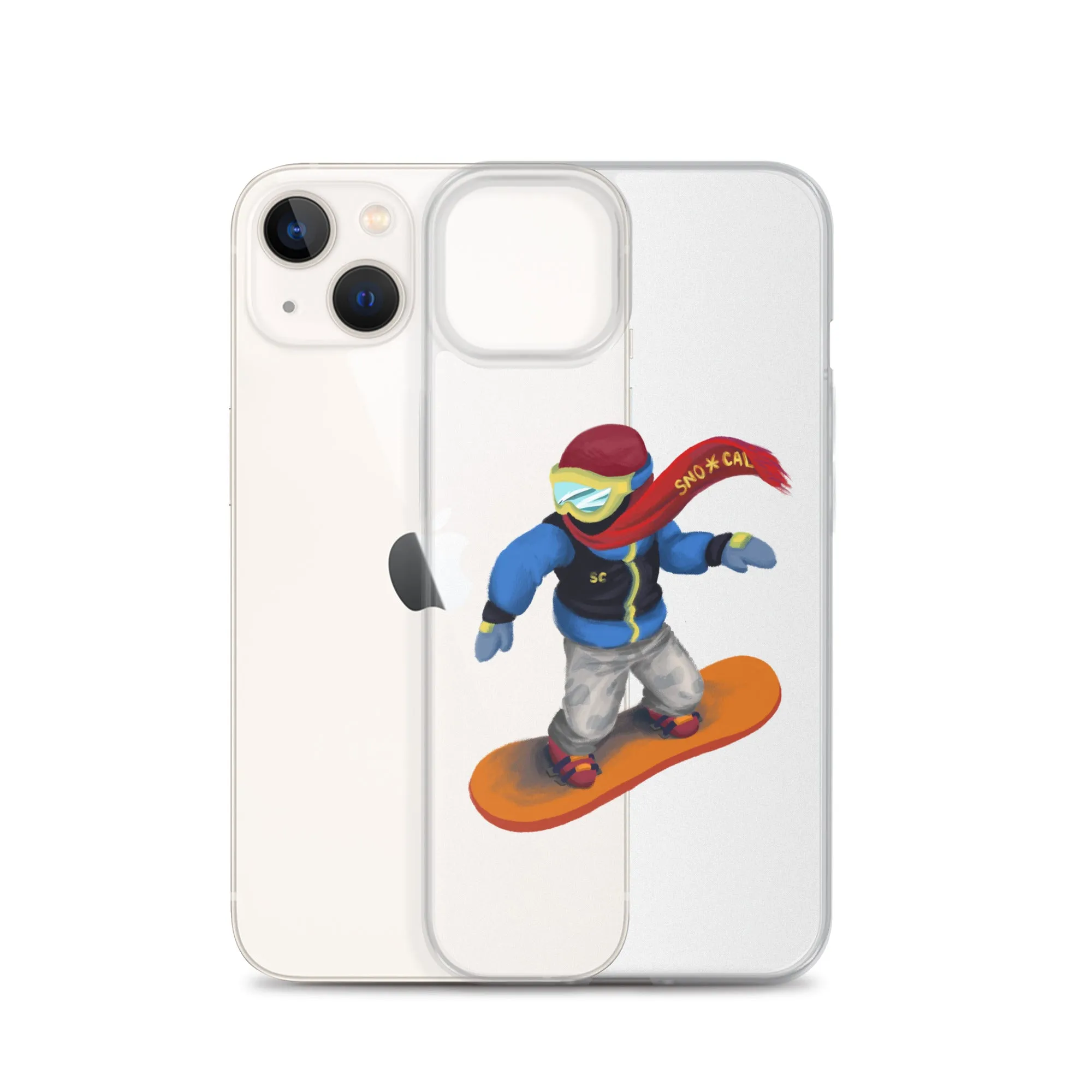 Snowboard Emoji Clear Case for iPhone®