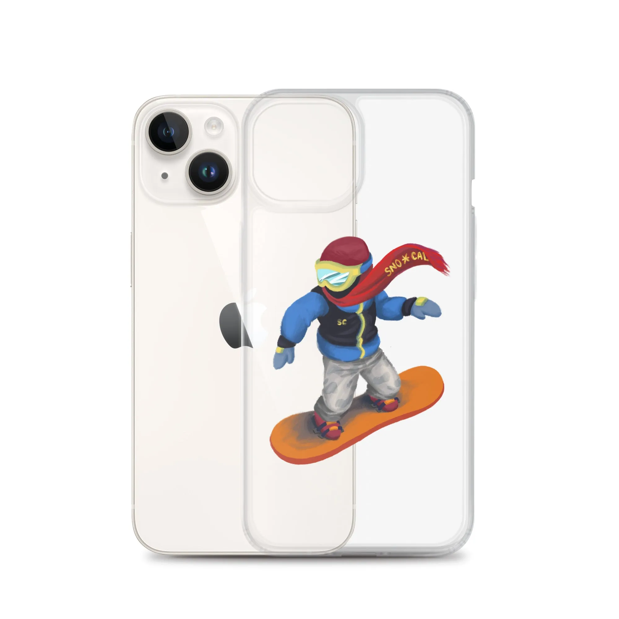 Snowboard Emoji Clear Case for iPhone®