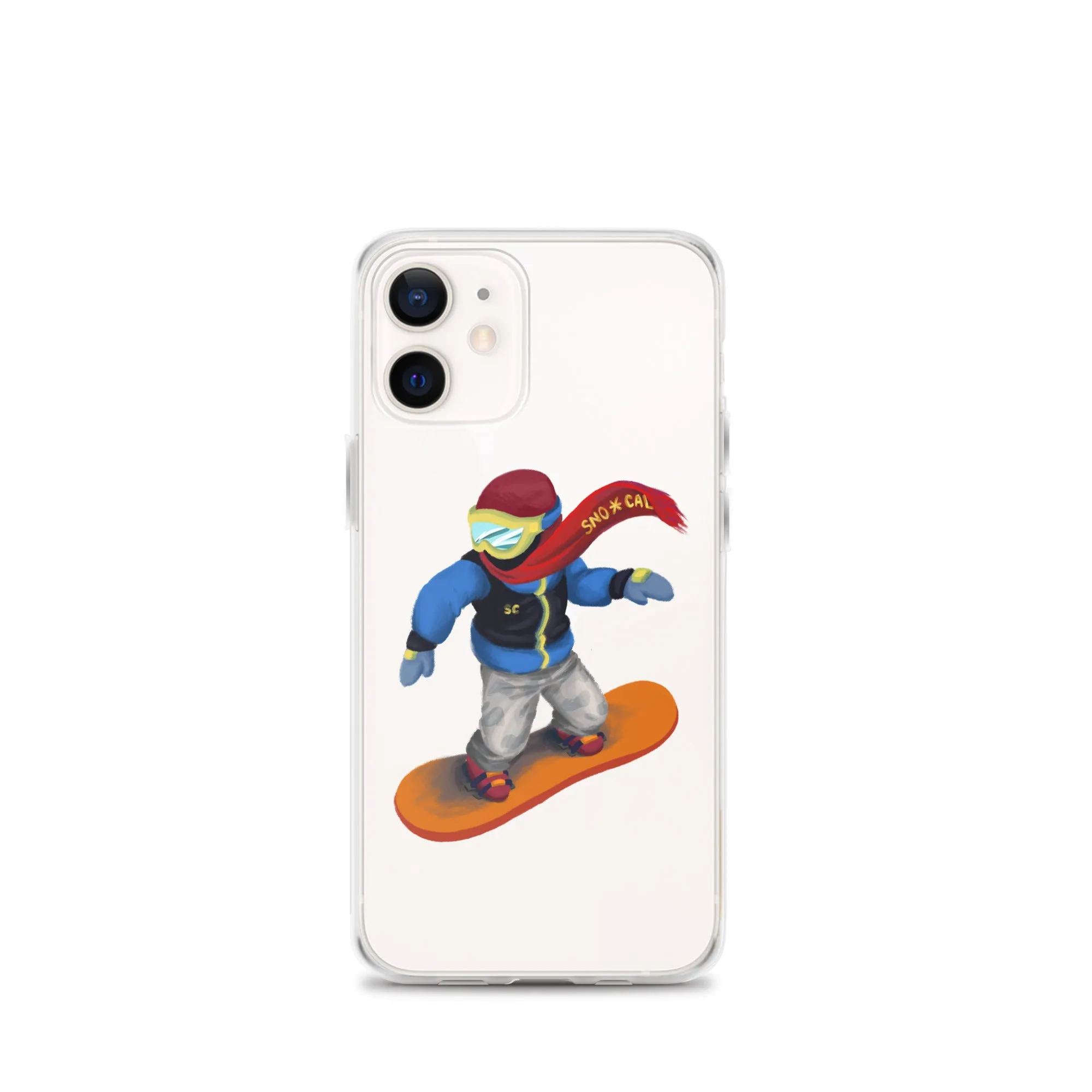 Snowboard Emoji Clear Case for iPhone®