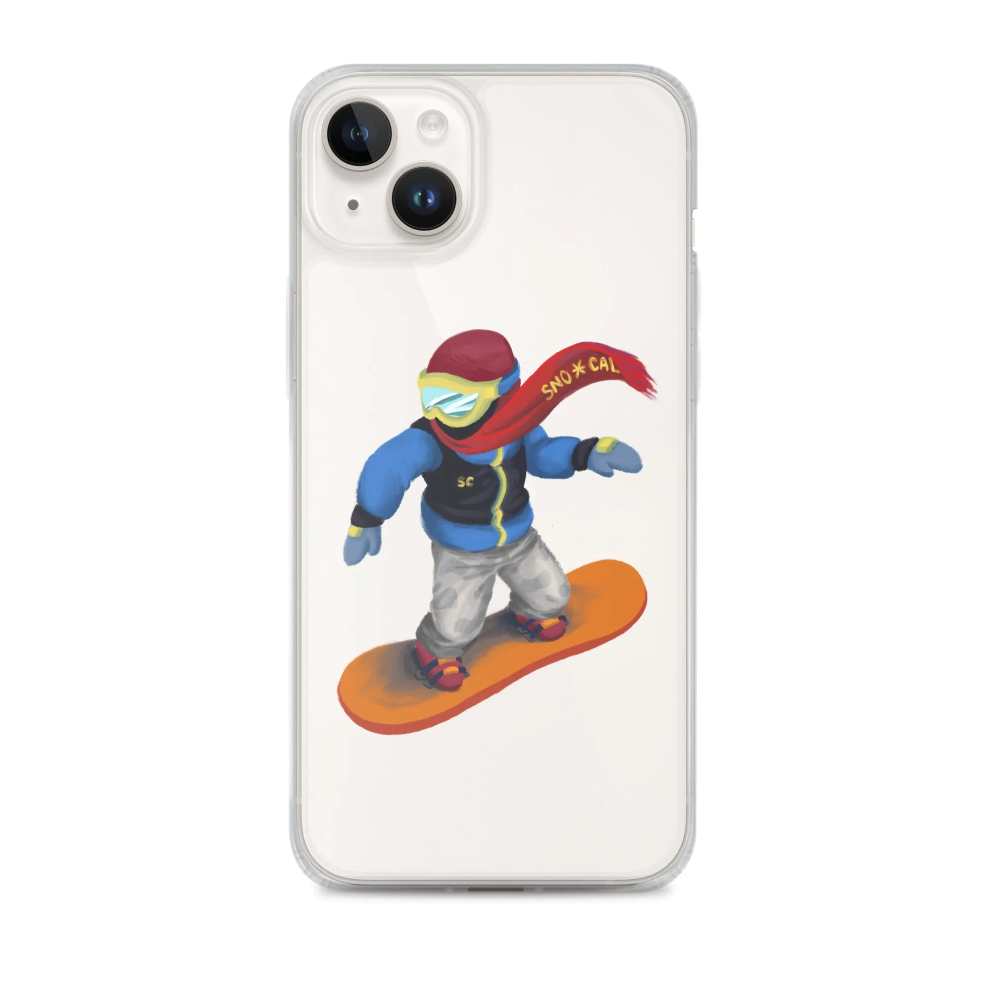 Snowboard Emoji Clear Case for iPhone®