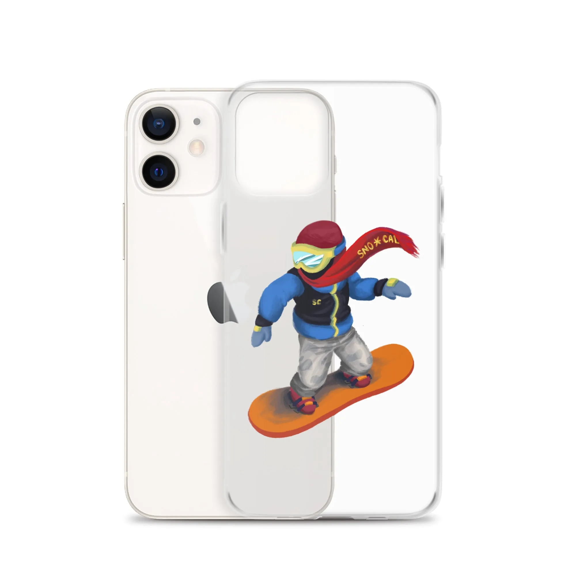 Snowboard Emoji Clear Case for iPhone®