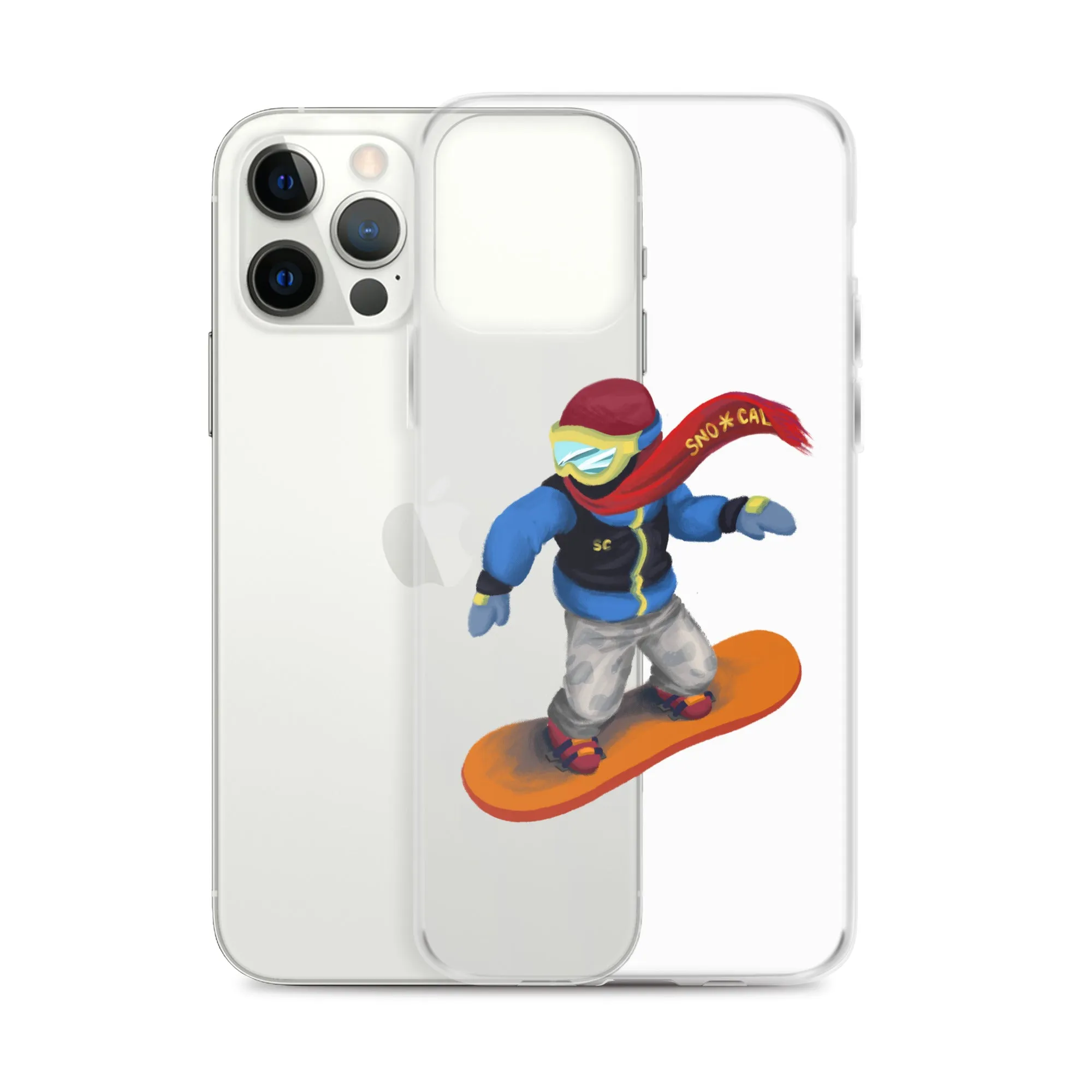 Snowboard Emoji Clear Case for iPhone®