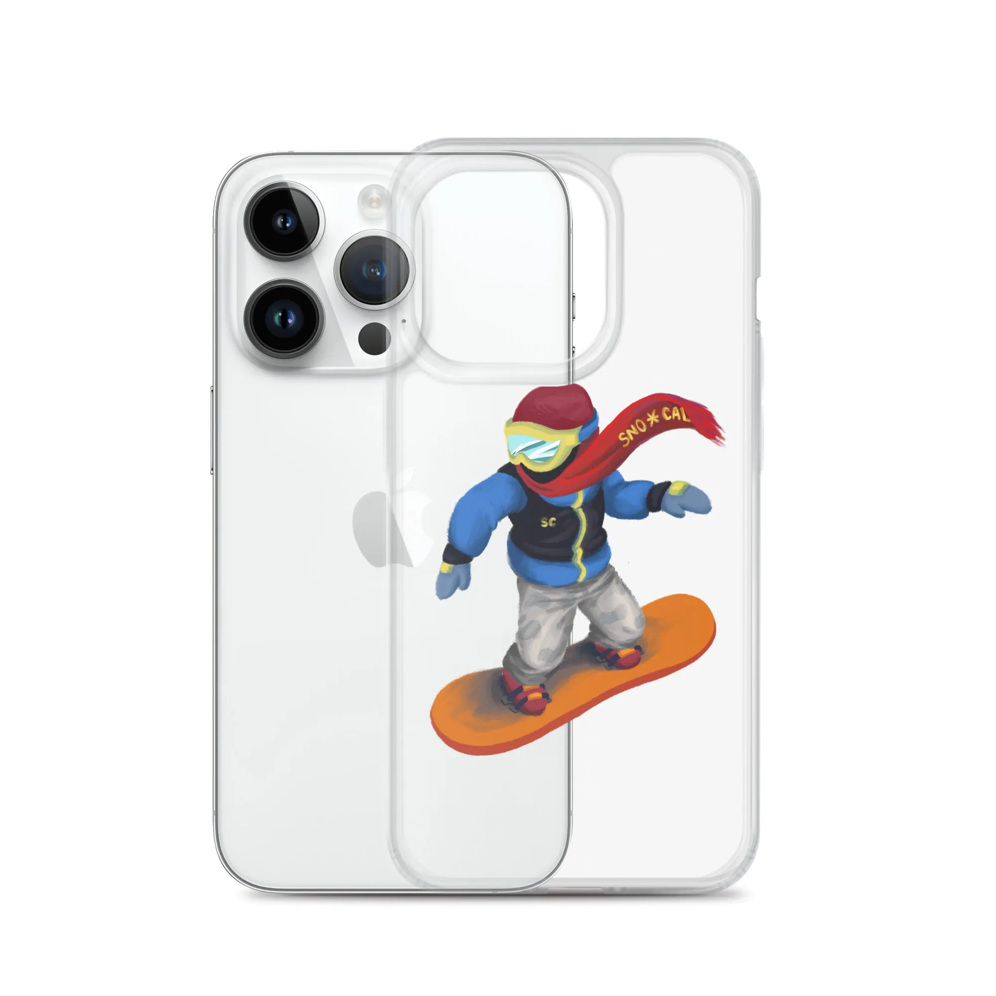 Snowboard Emoji Clear Case for iPhone®