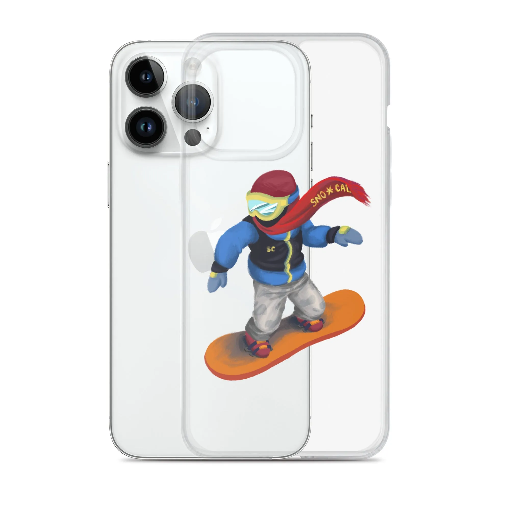 Snowboard Emoji Clear Case for iPhone®