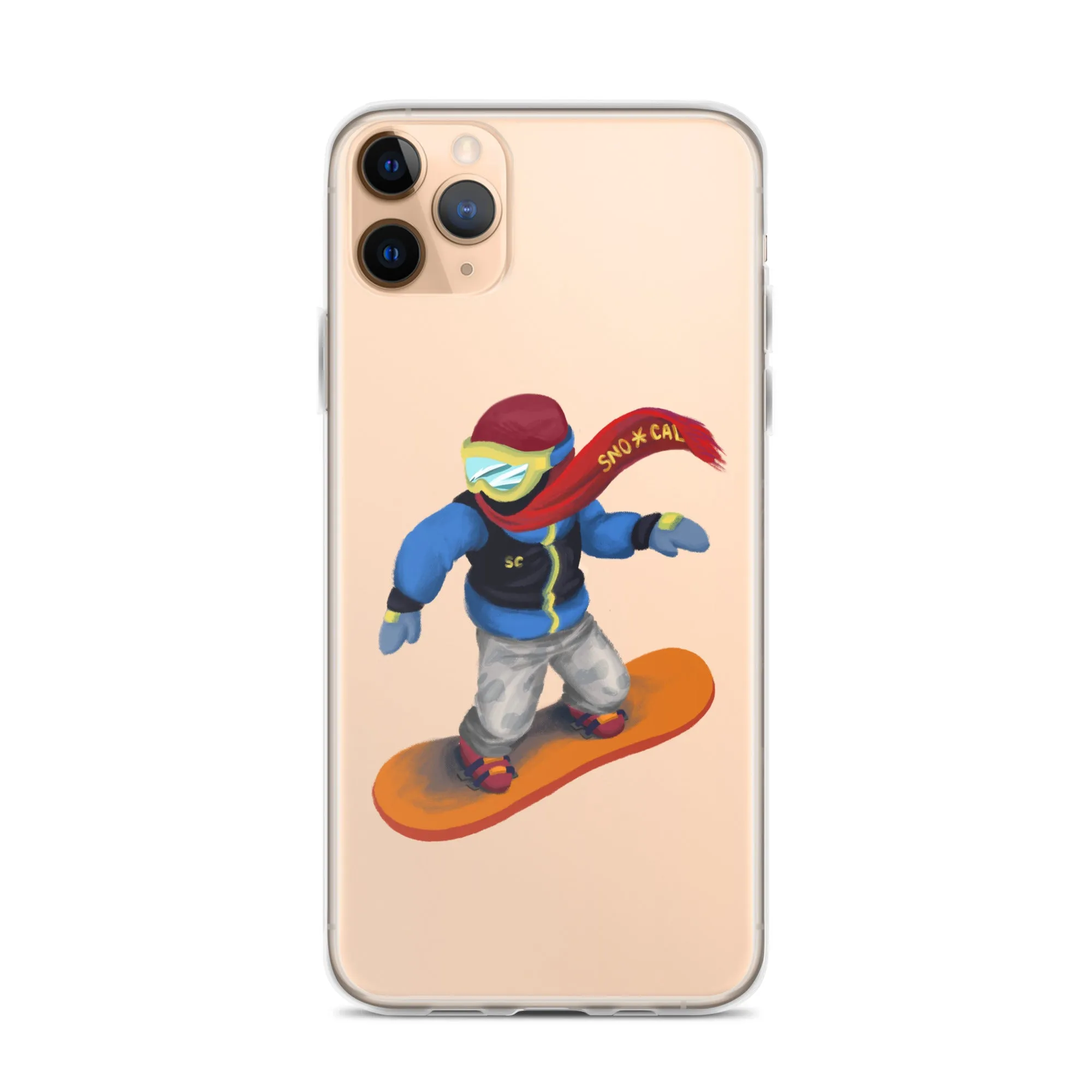 Snowboard Emoji Clear Case for iPhone®
