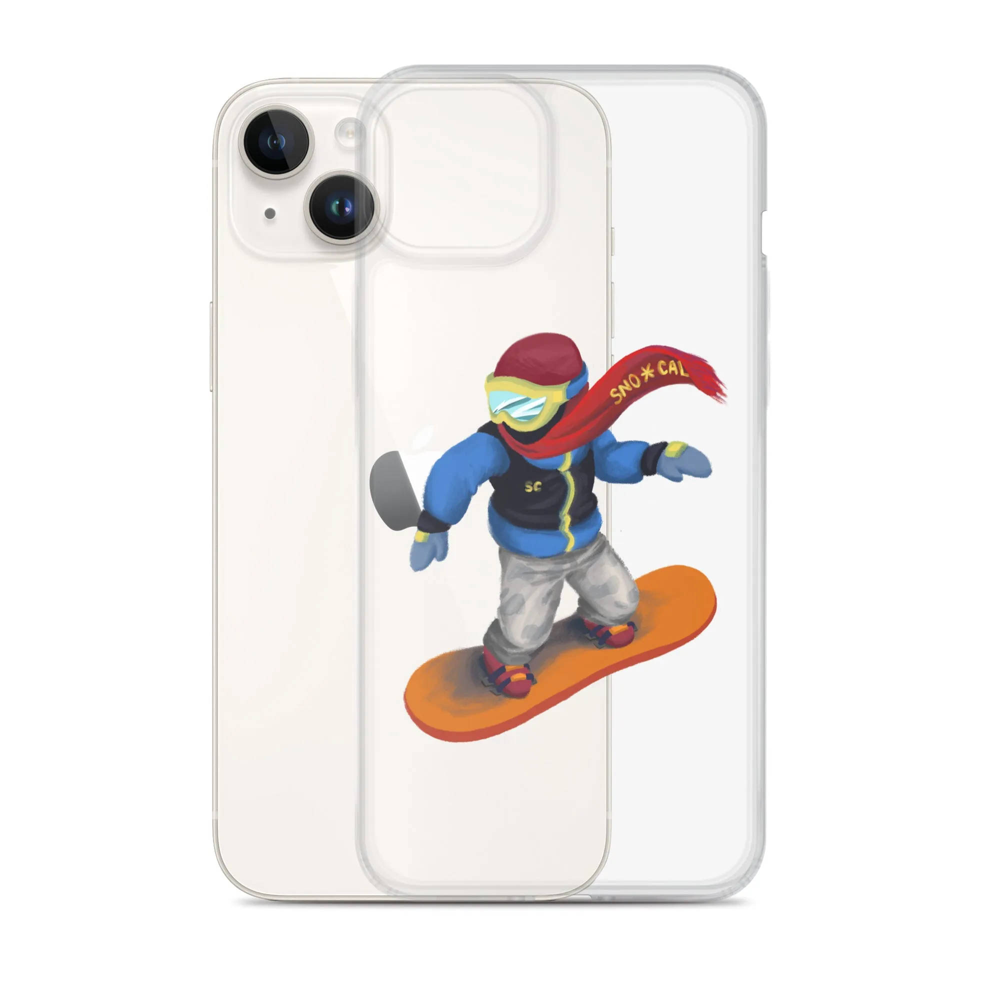 Snowboard Emoji Clear Case for iPhone®