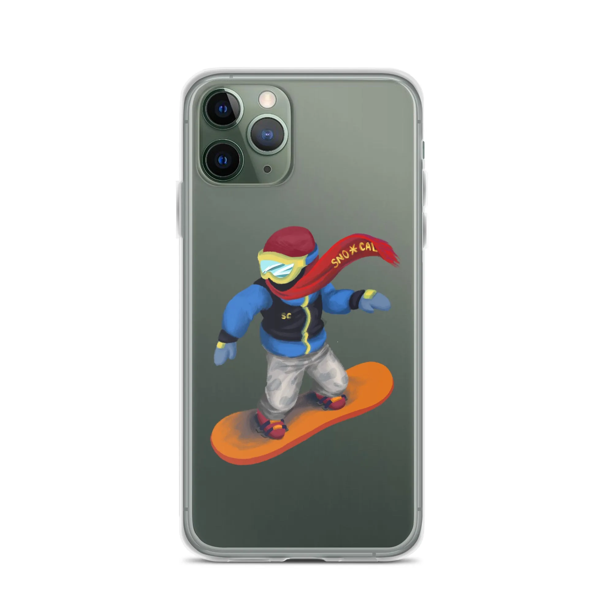 Snowboard Emoji Clear Case for iPhone®