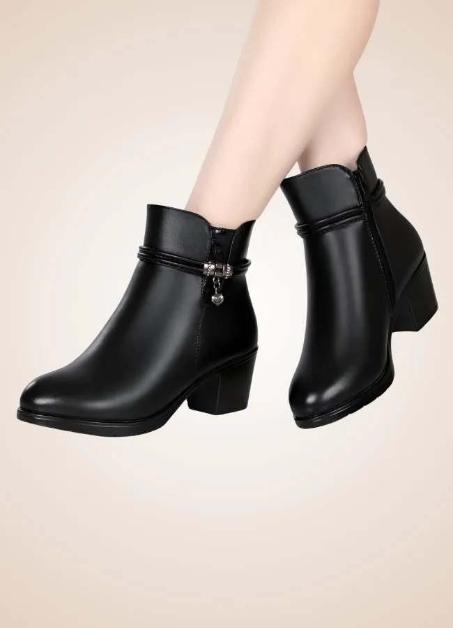 Soft Leather Women's Ankle Boots