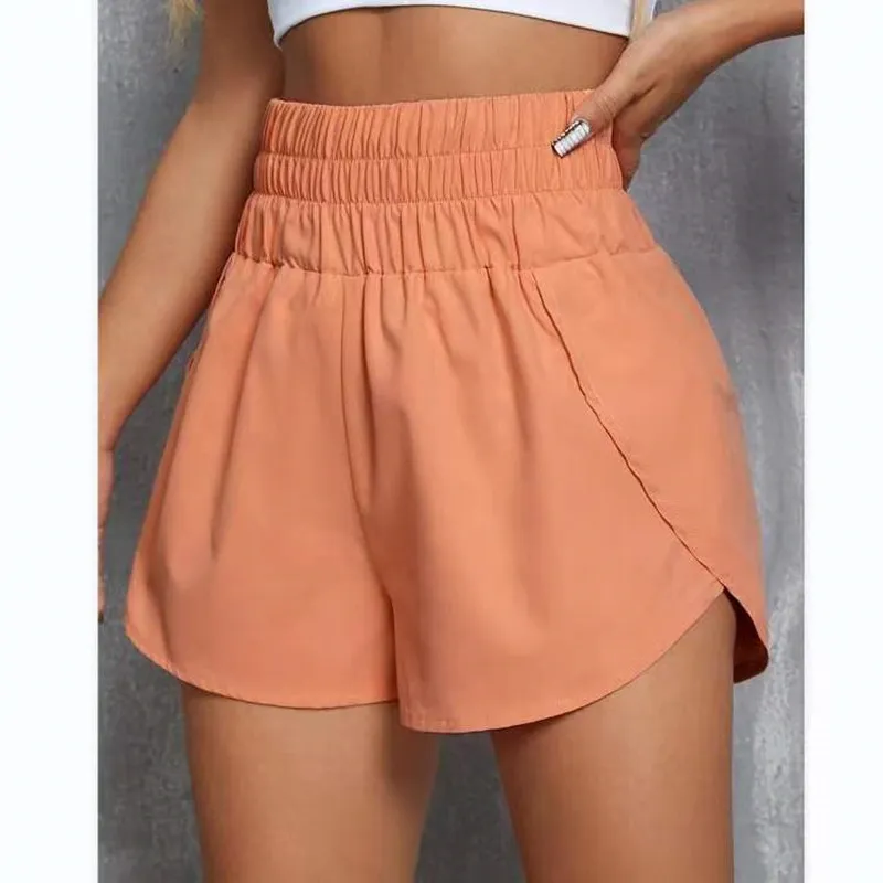 Sprout Double Layer Split Hem Running Shorts