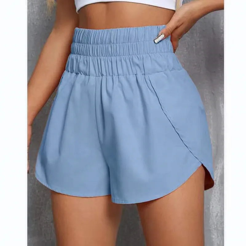 Sprout Double Layer Split Hem Running Shorts
