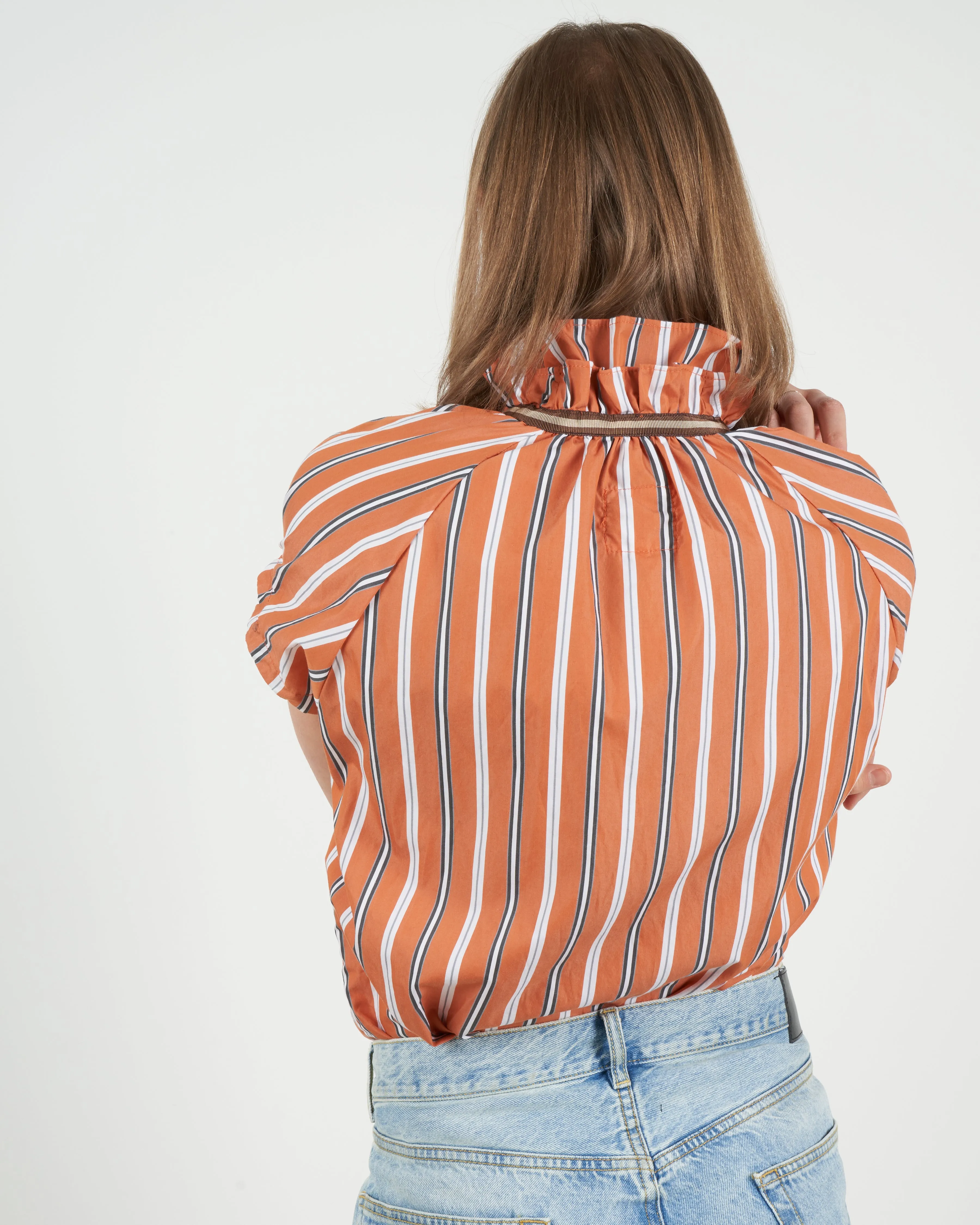 stella top -  orange stripe