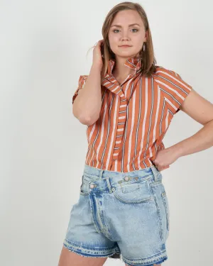 stella top -  orange stripe