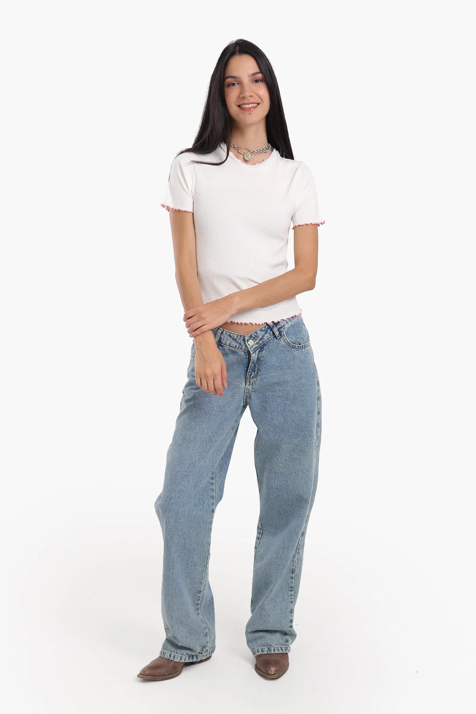 Top with Colored Edges