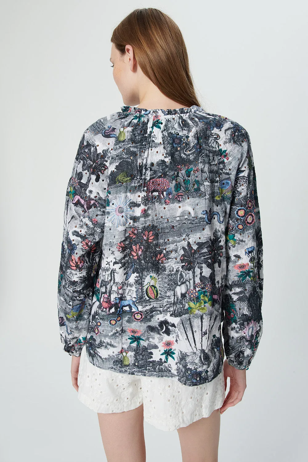 Tulip Blouse - Eden Black