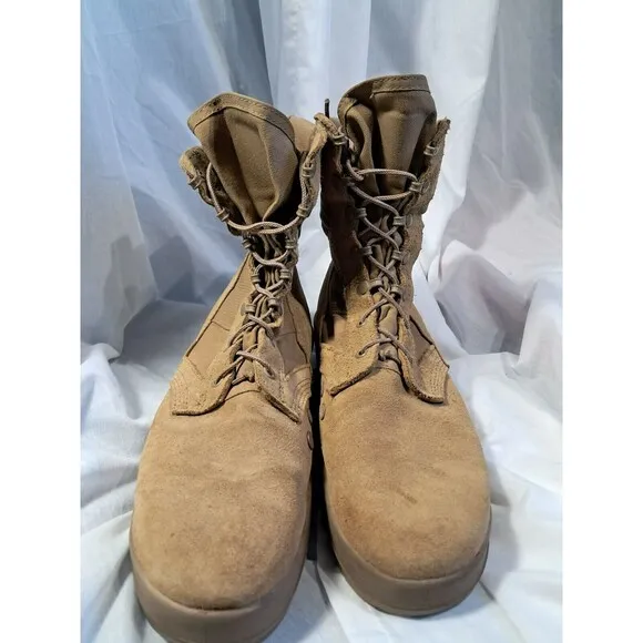 Vibram 798 Hot Weather Army Combat Boot Coyote SPE1C1-17-D-1004 Size 10 R EUC