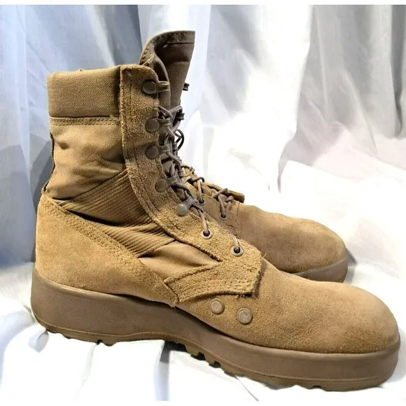 Vibram 798 Hot Weather Army Combat Boot Coyote SPE1C1-17-D-1004 Size 10 R EUC