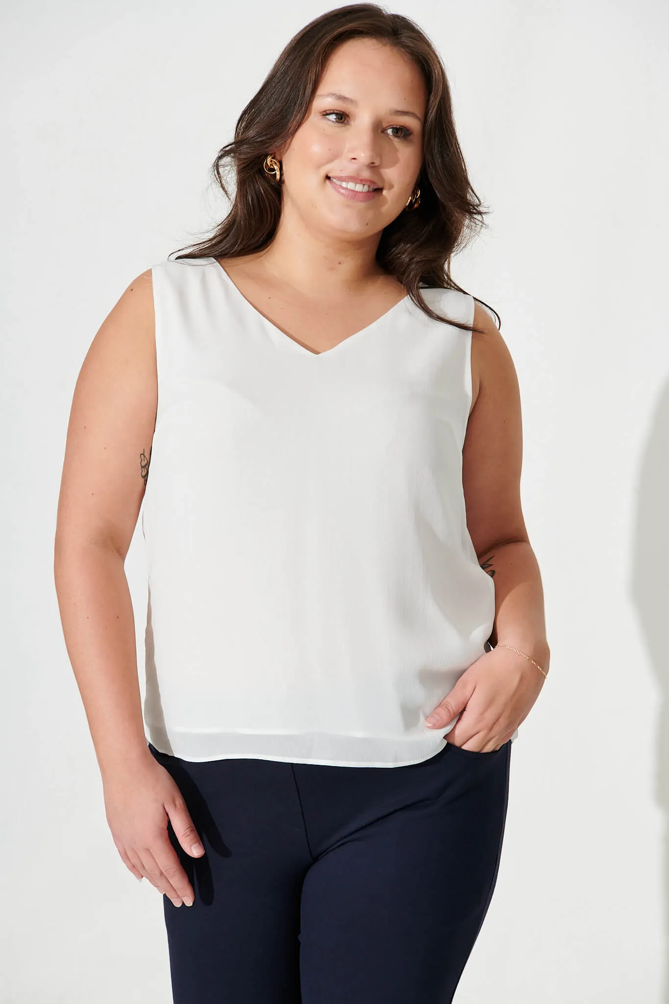 White Urban Blouse