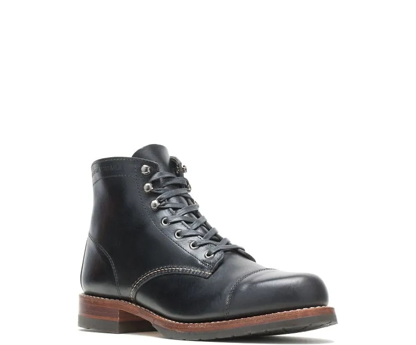 【Wolverine 1000 Mile】新版大底蓋頭 黑／Cap-Toe Classic Boot
