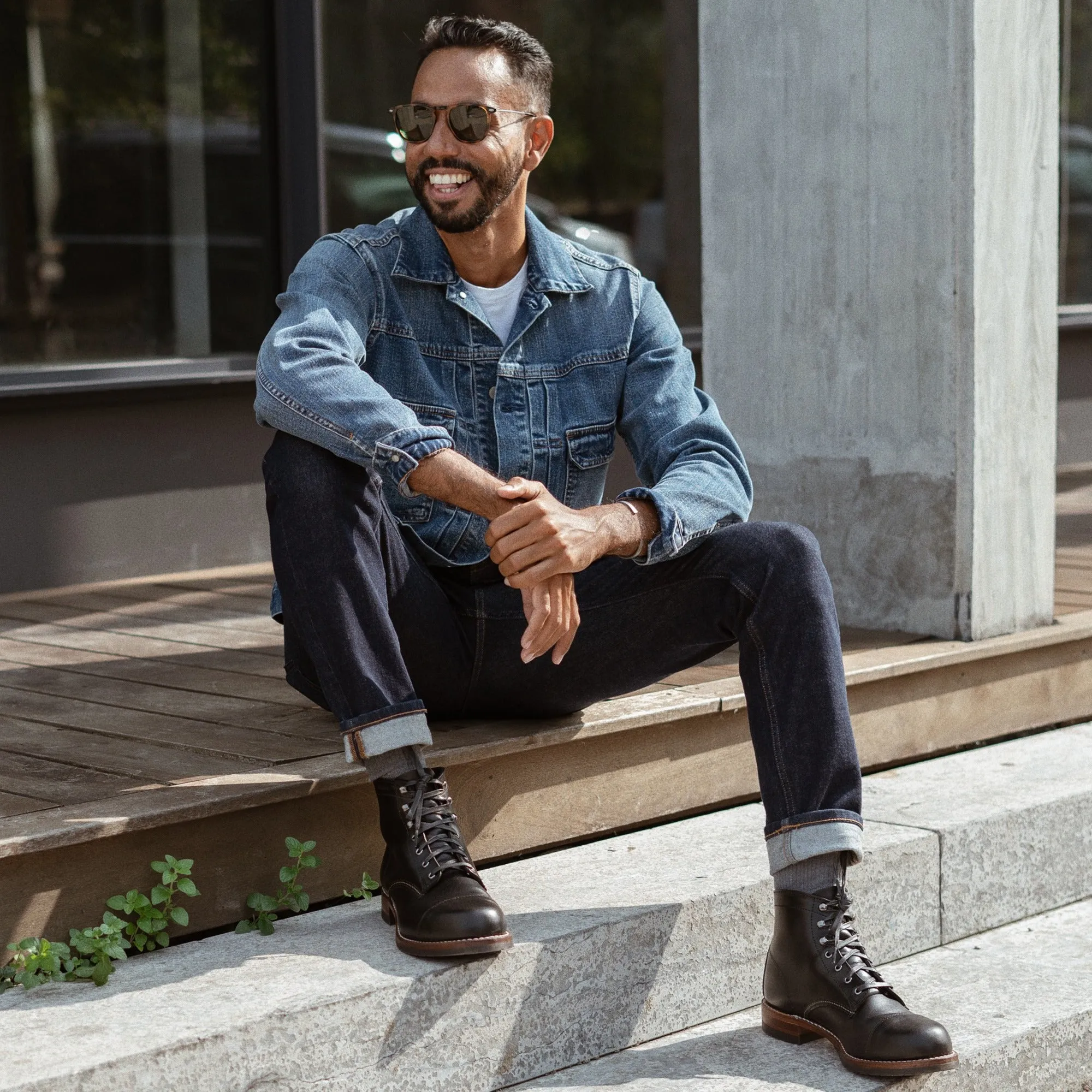 【Wolverine 1000 Mile】新版大底蓋頭 黑／Cap-Toe Classic Boot