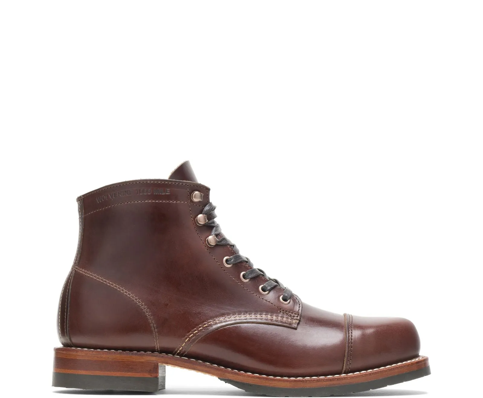【Wolverine 1000 Mile】新版大底蓋頭 哈瓦那棕／Cap-Toe Classic Boot