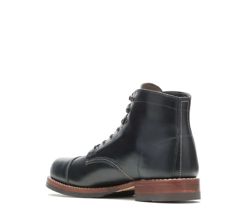 【Wolverine 1000 Mile】新版大底蓋頭 黑／Cap-Toe Classic Boot