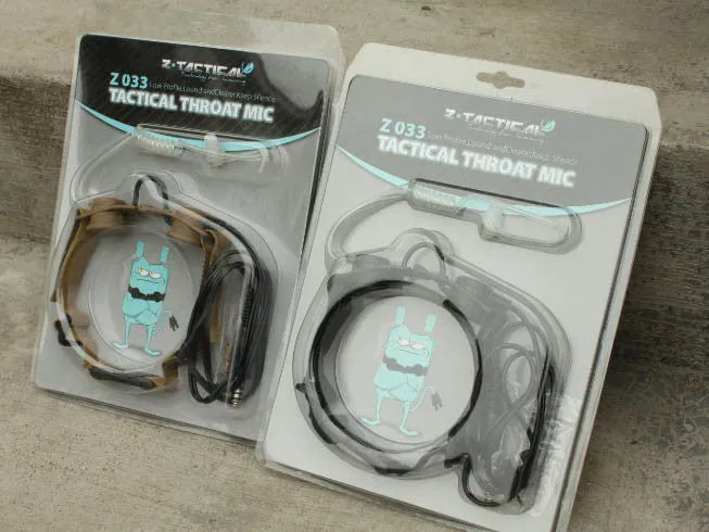 Z Tactical Throat Mic ( Black )