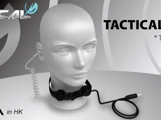 Z Tactical Throat Mic ( Black )