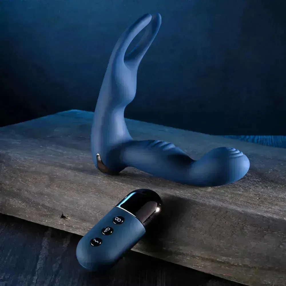 Zero Tolerance BY ALL MEANS -  13.4 cm USB Rechargeable Prostate Massager with Cock Ring
